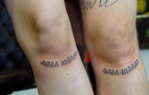 tattoo avada kedavra