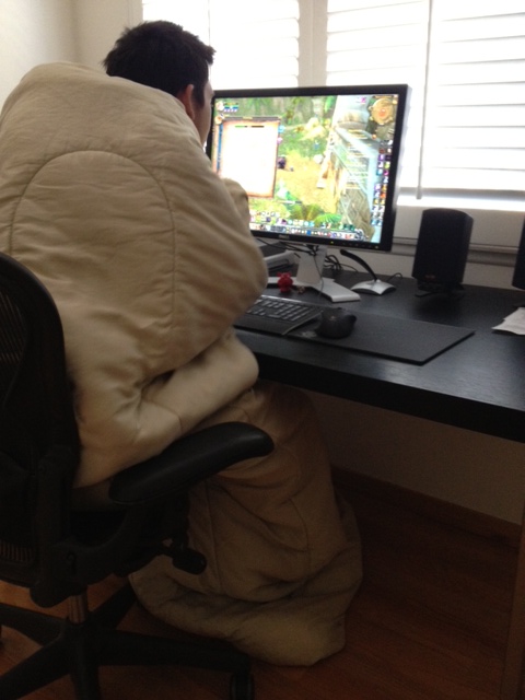 soon he will break out of his cocoon and become a beautiful flutterby