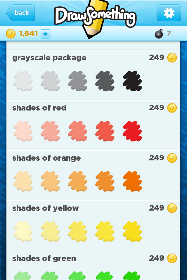 alternate: shades of light-ish black