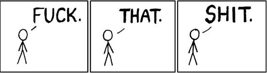 my immediate non-verbal response