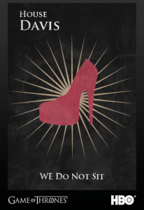 this should really feature her now famous neon sneakers, but who can complain?